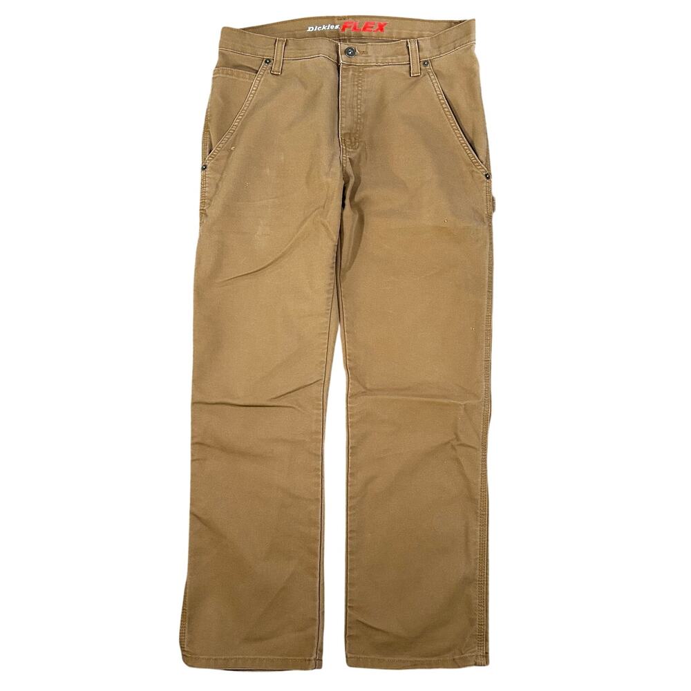Dickies Flex Work Pants Men’s 32x30 Regular Fit Tan Carpenter